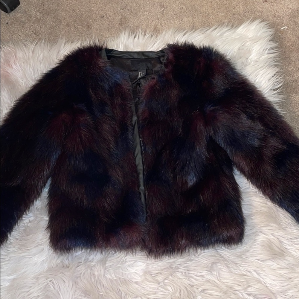 H&M Faux Fur coat.